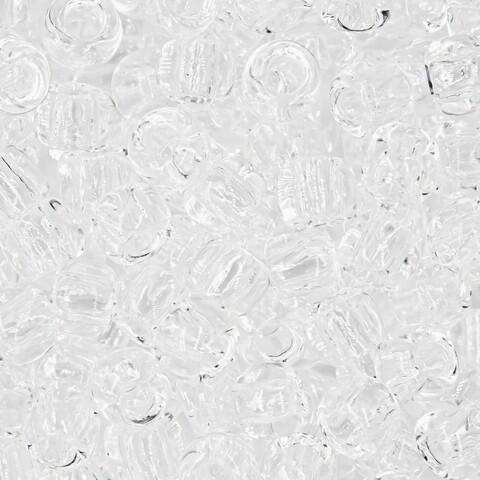 Японский бисер TOHO Round 6/0 (№1), прозрачный