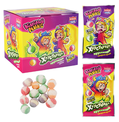 Хрустящее сахарное драже "Хрустямба. Кислый Микс" 10г*30шт*12 блоков