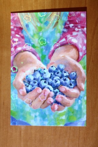 Горсть черники