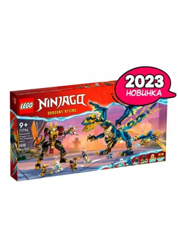 Конструктор NINJAGO 71796 Дракон против Робота-императрицы