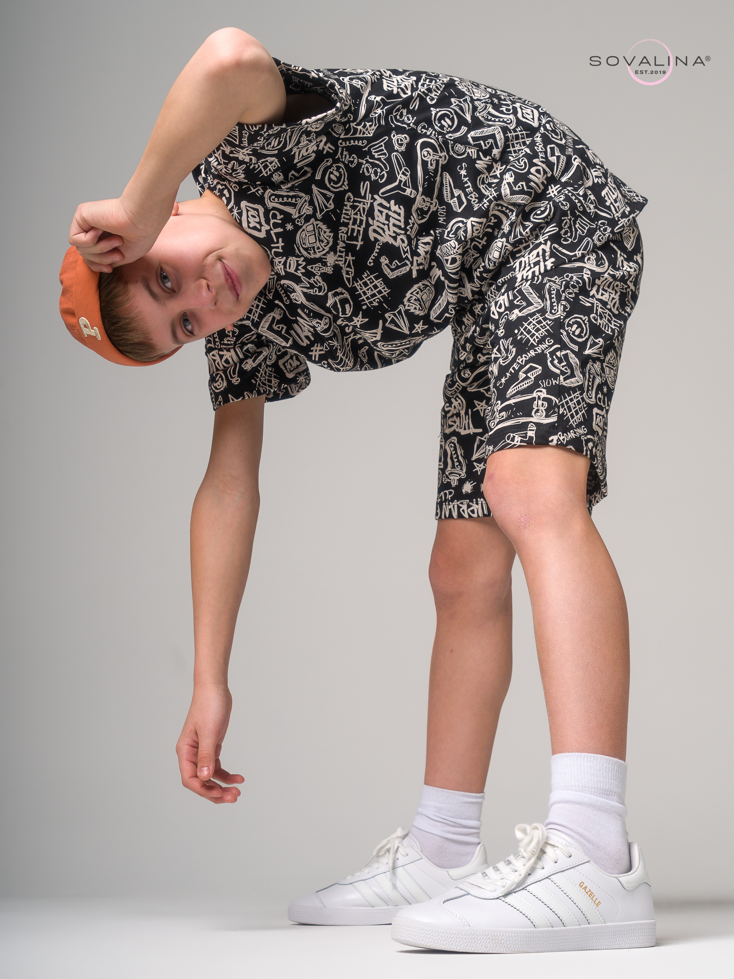 Костюм Light men скейты на черном