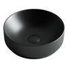 Ceramica Nova Element CN6007 Умывальник чаша накладная круглая, 35.5x35.5, цвет: чёрный