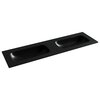 Ceramica Nova Grace CN7023MBWX Раковина мебельная прямоугольная с двумя чашами без отв. под смеситель, 161x45.7