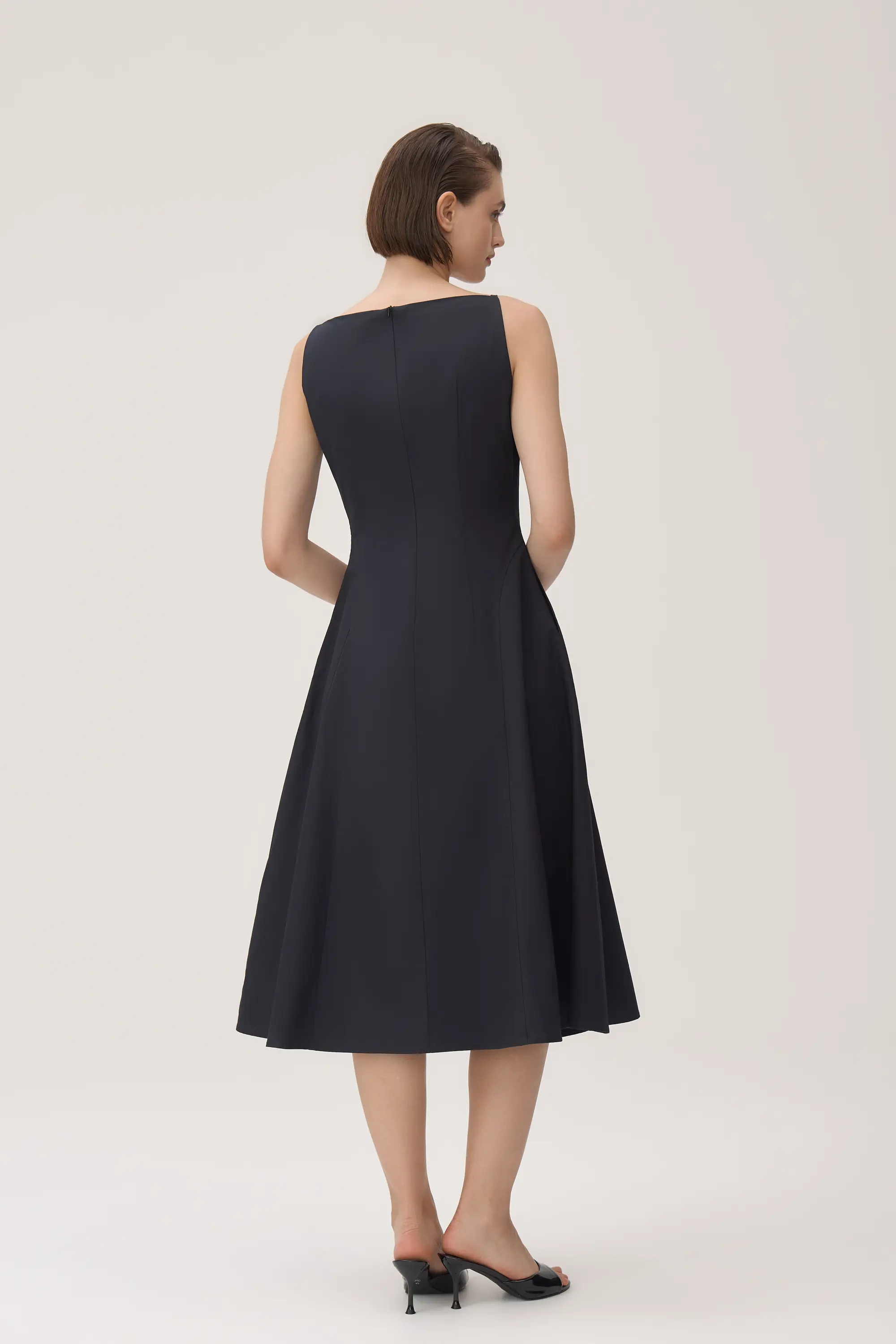 Платье миди из хлопка