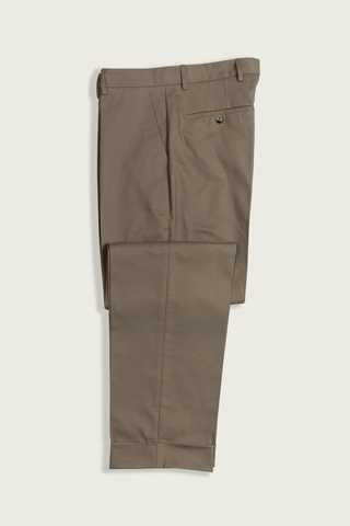 Брюки чинос серо-коричневые