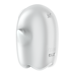 Мини-вибратор с воздушной стимуляцией Satisfyer Glowing Ghost серый (светится в темноте)