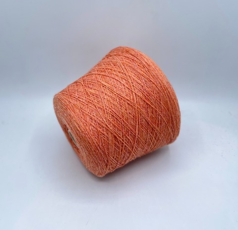 Sesia (пр.Италия),art. Kintyre, 2/13 650м/100гр, 100%Шерсть шетланд, цвет-Оранжевый,неоднотонный (754/231), арт.33195