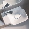 Раковина Geberit myDay: Белый / Специальное керамическое покрытие KeraTect, B=40см, H=10.5см, T=28см, Отверстие под смеситель=Левая, Перелив=Без