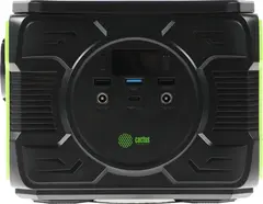 Электростанция портативная Cactus CS-PCS144-EC5 40000mAh 5A 2xUSB черный/зеленый