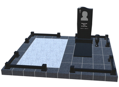 Готовое ритуальное сооружение 3,0м*2,4м (под ключ)