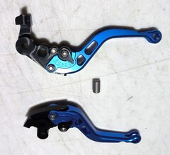 Короткие рычаги тормоза-сцепления Honda CB 1000 R / RA 2008-2017 / CBR 1000 RR / Fireblade 2004-2007 г.в.