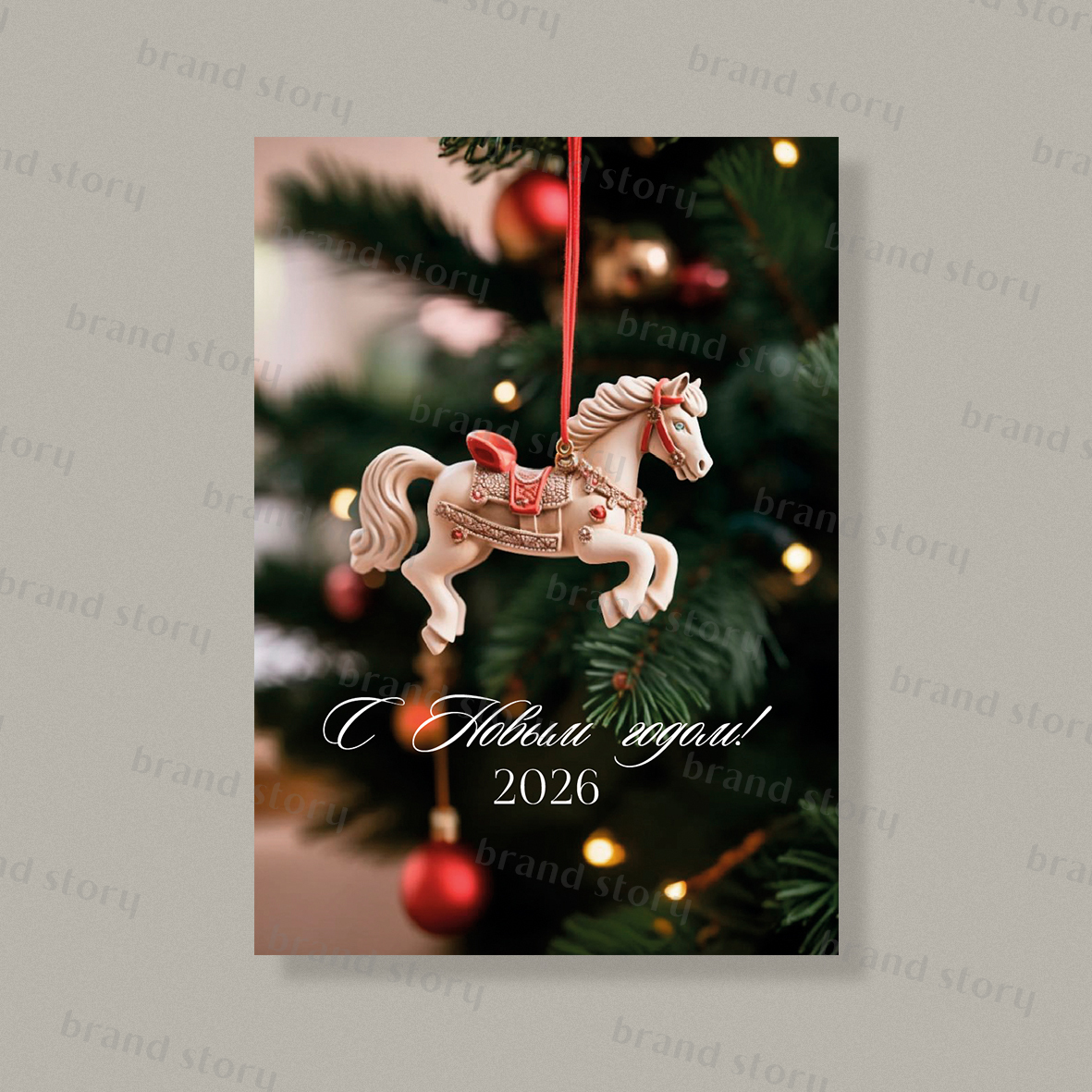 Открытка НГ241 (10 шт.) 7 х 10 см