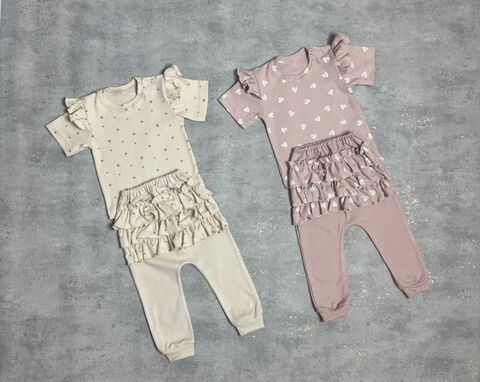 Комплект 2х пр. д/девочки (интерлок лапша)