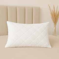 Подушка для сна в двойном чехле, хлопок