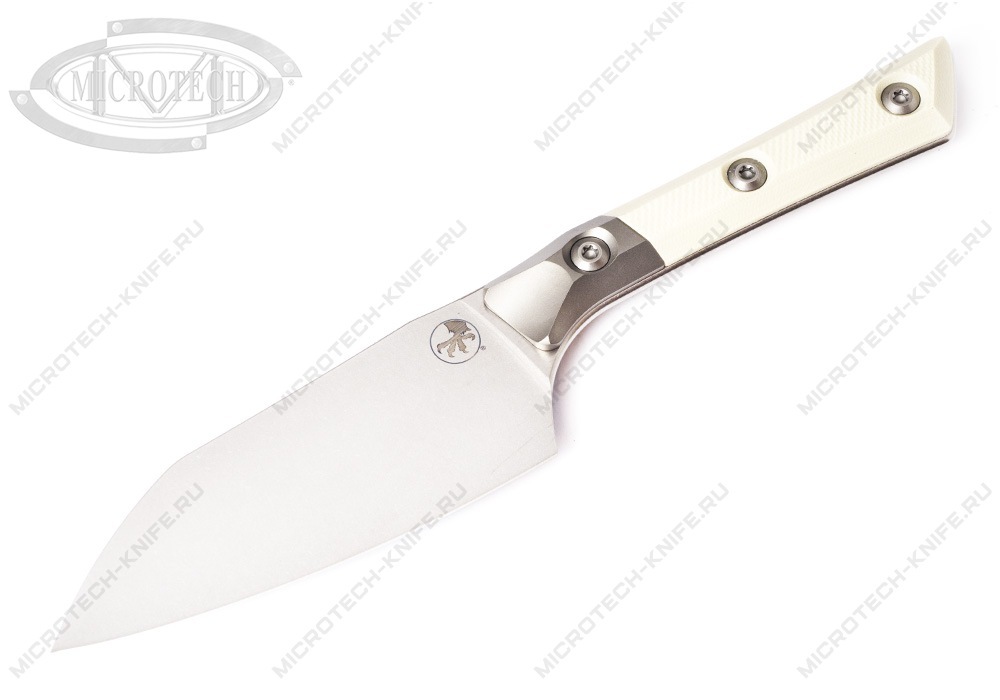 Нож Microtech Kitchen Santoku Bolster Ivory G-10 3300B-10IV