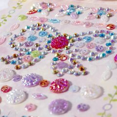 
          Наклейки-стразы Alingar, акриловые, "Бабочка и бантик", ассорти, пакет с европодвесом