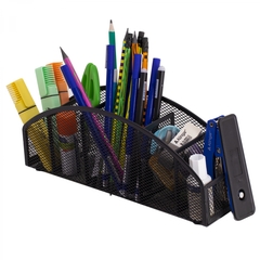 
          Подставка-органайзер д/канцтоваров, Alingar, металлическая, 10,5* 7,5*28 см, 5 отделений, черная