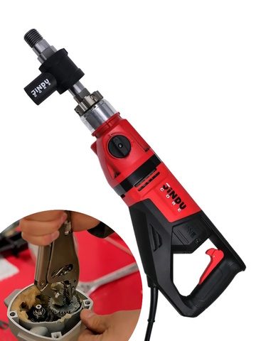 Дрель алмазного бурения с микроударом Jindu JDC-06P (с регулировкой муфты)