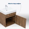 Aquanet 345347 Тумба с раковиной Оптима 50 цв. дуб рустикальный (345347)