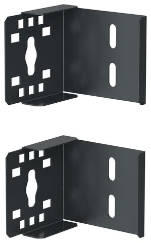 ITK LINEA S Кронштейн верт. кабель-орг. 0U чер. (2шт/компл)