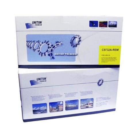 Совместимый картридж C9732A для HP СLJ 5500/5550 12K Yellow White Box