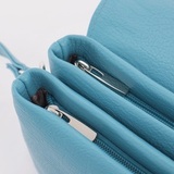 Сумка Саломея 428 фактурный морская волна