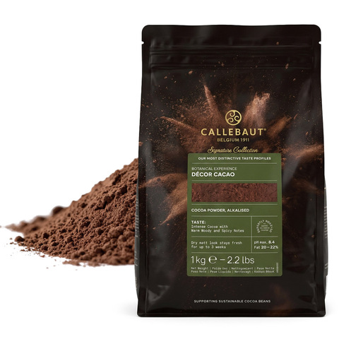 Какао порошок Callebaut Decor Cacao 20-22%, 1 кг (DCP-20BODEC-89B)