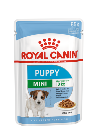 Корм Royal CANIN MINI PUPPY для щенков маленьких пород в соусе 85 гр