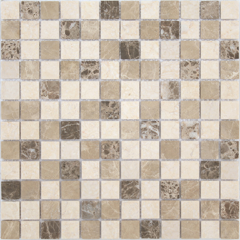 Мозаика LeeDo Caramelle: Pietrine - Pietra Mix 1 (Пет.) матовая 29,8x29,8x0,4 см (чип 23x23x4 мм)