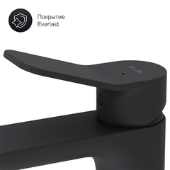 Cмеситель для умывальника, черный, AM.PM X-Joy - F85A02122