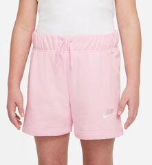 Шорты для девочки Nike Sportswear Club FT 5 Short G - pink foam/white