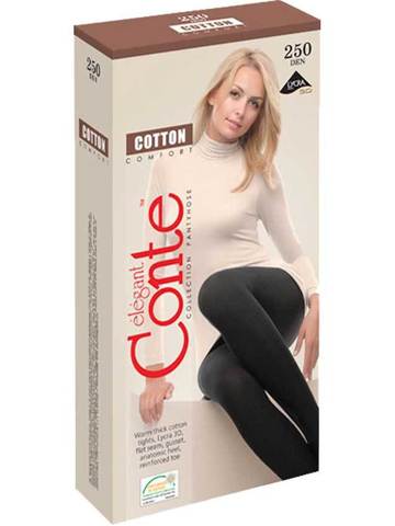 Женские колготки Cotton 250 XL Conte
