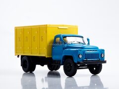 GAZ-52-01 GZSA-3704 van Bread blue-yellow  1:43 Legendary trucks USSR #68