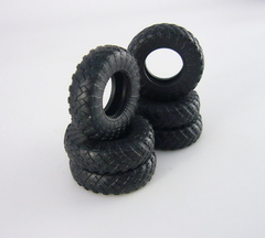 Tire 6 pieces KI-115A for ZIL-157 1:43 Start Scale Models (SSM)