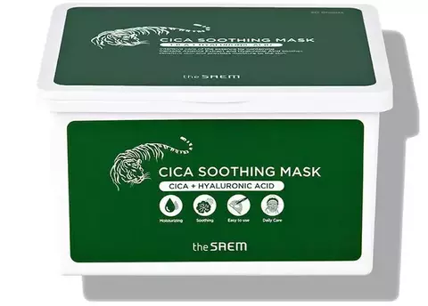 The Saem Cica Soothing Mask Набор масок тканевых с центеллой