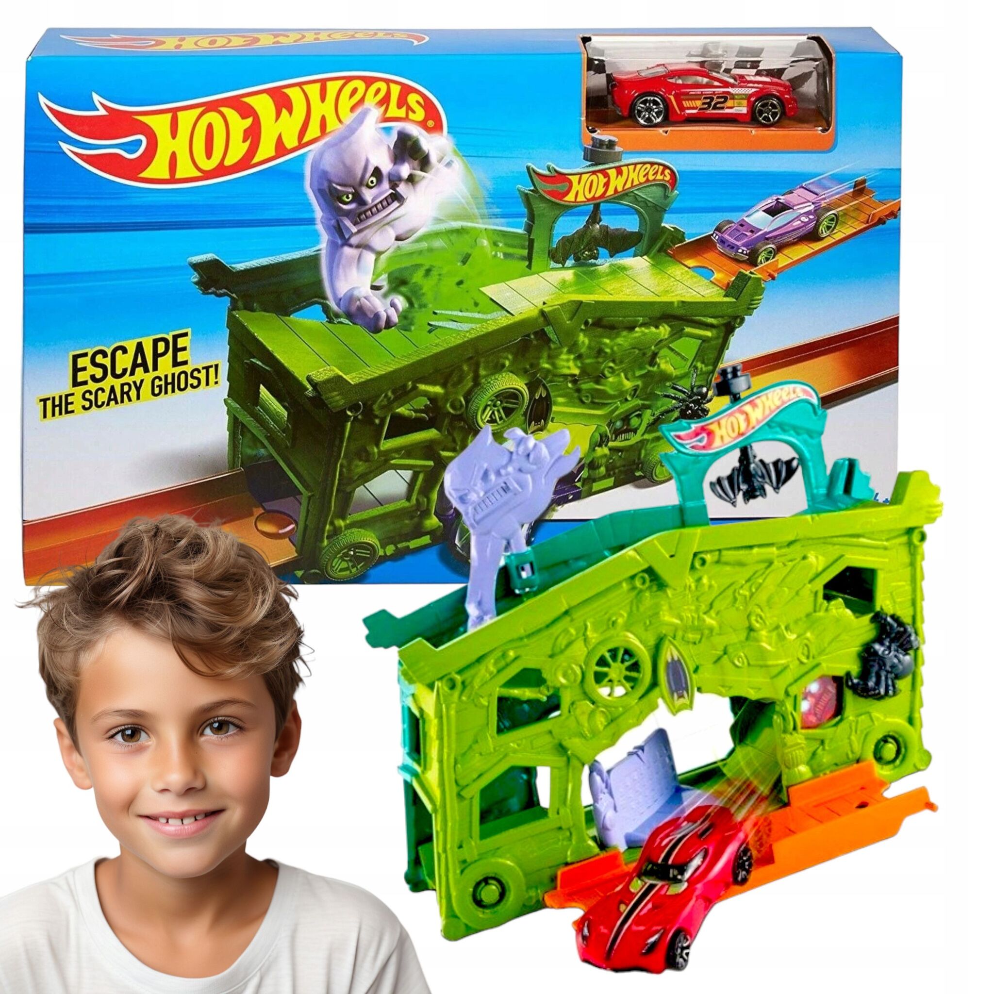 Игрушечный трек Hot Wheels - Игровой набор Гараж Городской призрак Blaze  Ghost Garage - Хот Вилс FJN38 купить в Москве | Доставка по России.