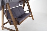 Садовые качели из дерева Floresta Gray (лиственница)