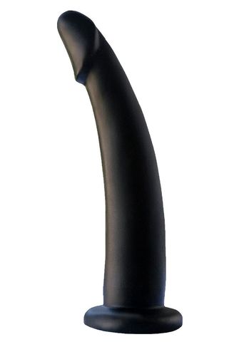 Черный анальный фаллоимитатор с зауженным кончиком - 13 см. - LOVETOY (А-Полимер) 427700