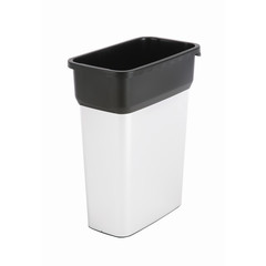 Контейнер для мусора и отходов Vileda Professional Гео 55 л металлизированный пластик (29x49x61 см, арт. производителя 137728)