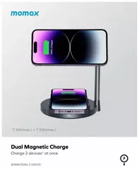 Док.станция 2в1 Momax UD23 MagSafe
