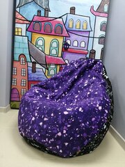 Кресло груша Терраццо фиолетовое