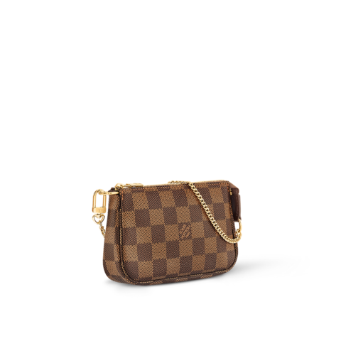Клатч Louis Vuitton Mini Pochette коричневый