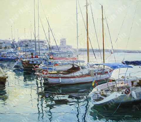 Плотников В. В. Ялта.Утро. Холст, масло. 2013 г.