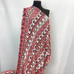 Ткань трикотаж Missoni коралловый цвет 3145