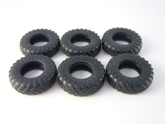 Tire 6 pieces KI-115A for ZIL-157 1:43 Start Scale Models (SSM)