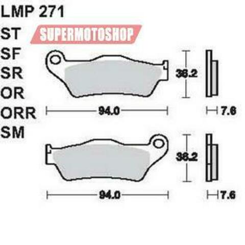 Тормозные колодки премиум класса AP RACING (BREMBO) AP-LMP271 ORR