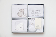 Набор одежды для детей FIMBABY 200074 от 0 до 6 мес  6 предметов (р.62 белый цвет)