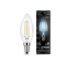 Лампа Gauss LED Filament Candle 5W E14 450lm 4100K 103801205