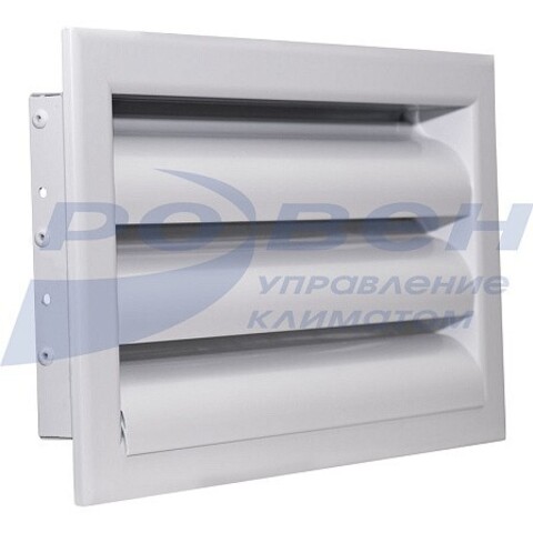 Наружная решетка Ровен РН ал н 600*350 накладная