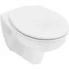 TECE K955301WCB TECE Комплект TECEspring, панель смыва с прямоугольными кнопками, нерж.сталь, сатин + унитаз Basic + сиденье